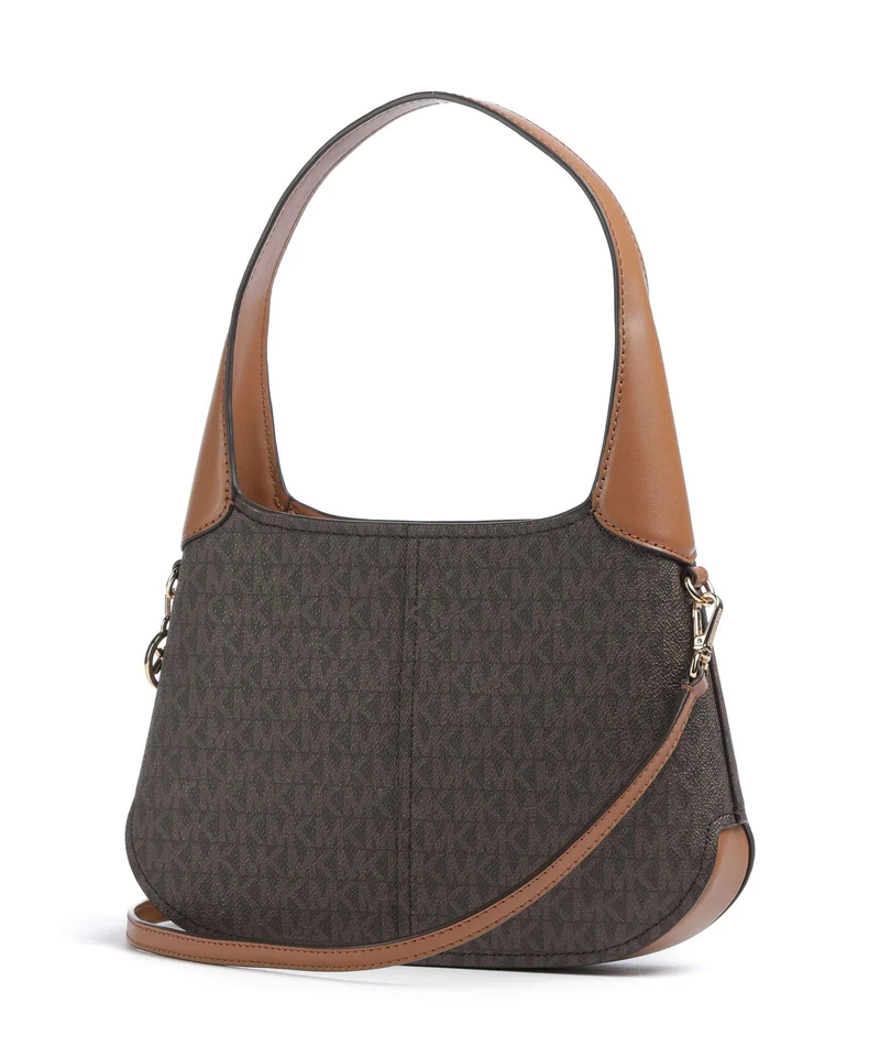 Michael Kors Alice Small Sac porté épaule brown/acorn