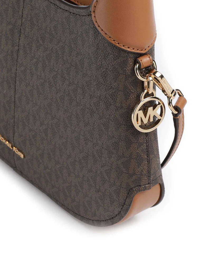 Michael Kors Alice Small Sac porté épaule brown/acorn