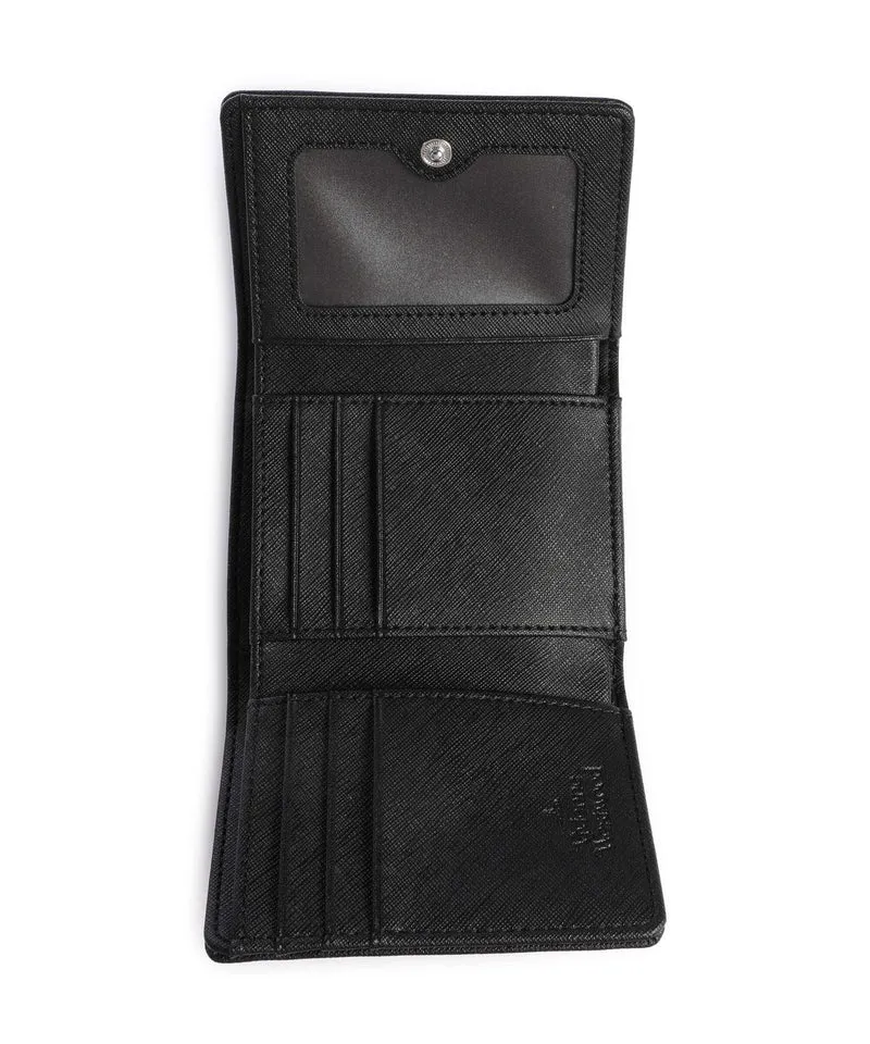Vivienne Westwood Frame Saffiano Plain Small Portefeuille black