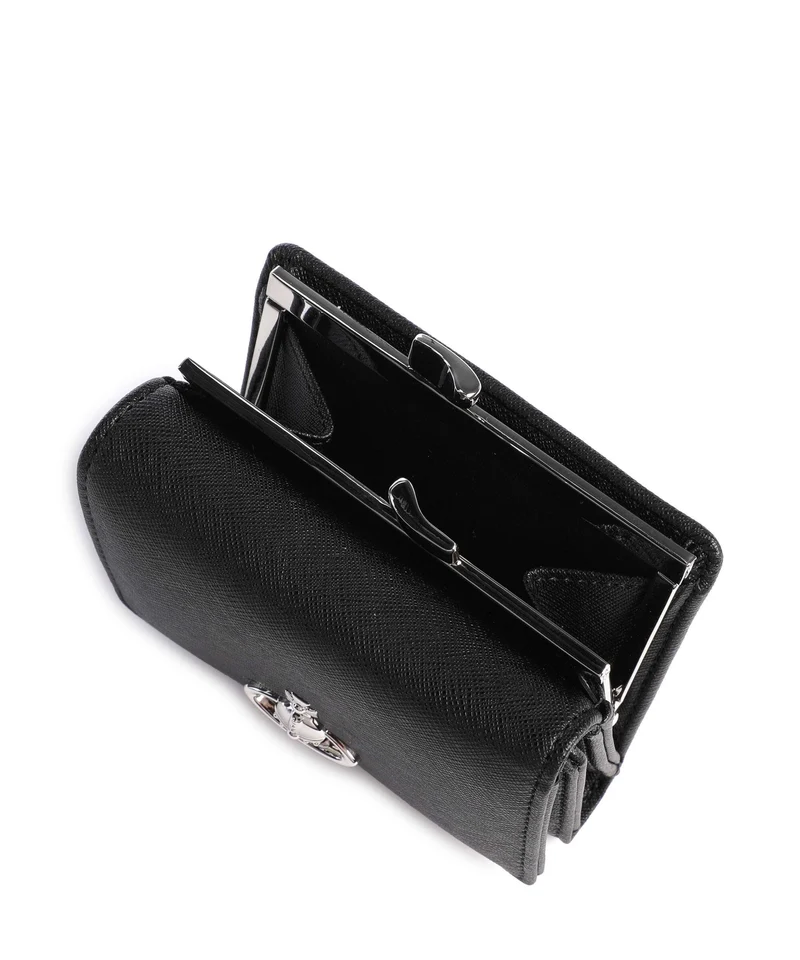 Vivienne Westwood Frame Saffiano Plain Small Portefeuille black