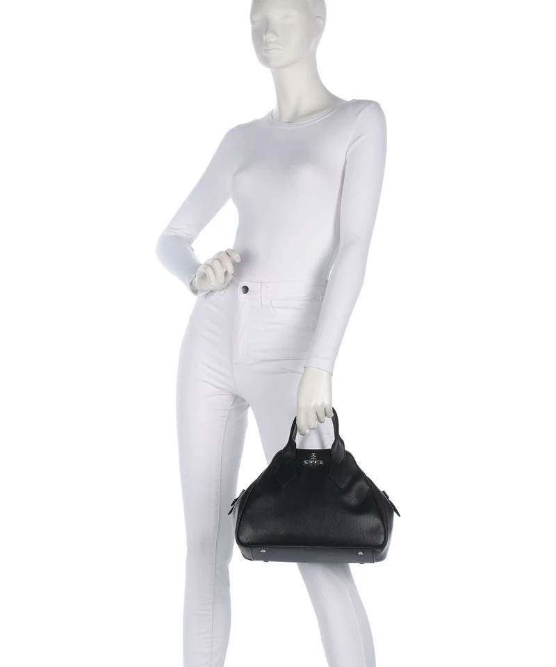 Vivienne Westwood Yasmine Grain Medium Sac à main black