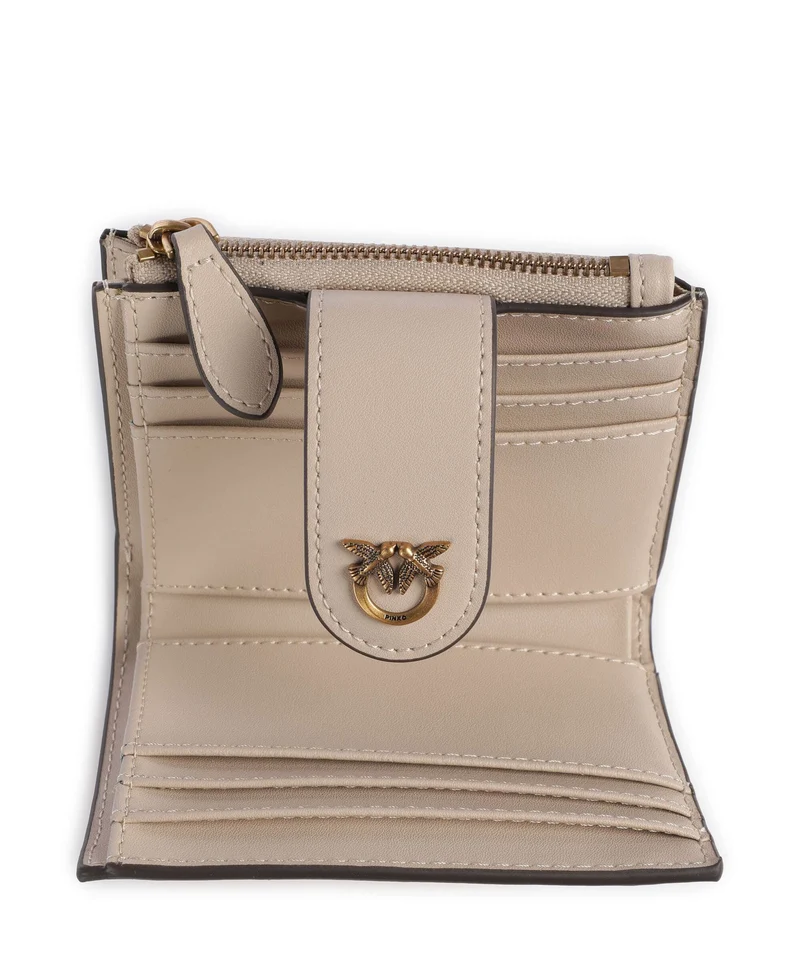 Pinko Portefeuille beige/grigio fumo/antique gold