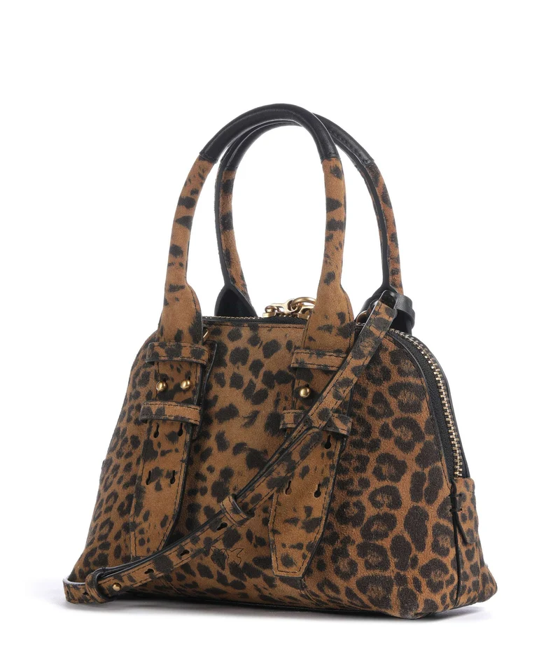 Pinko Bowling Mini Sac à main maculato/marrone/antique gold
