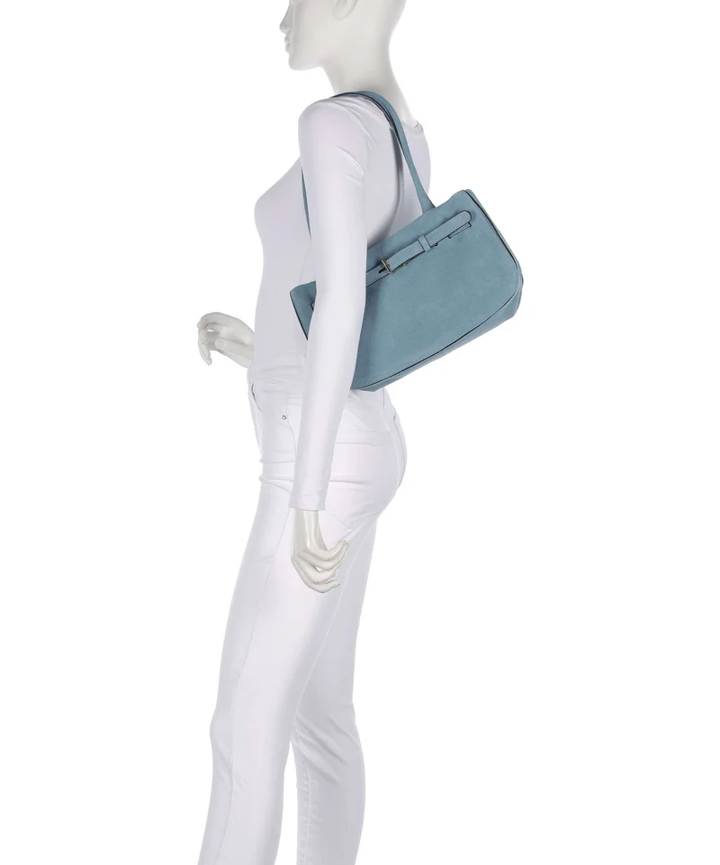 Abro Suede Jill Sac porté épaule sapphire