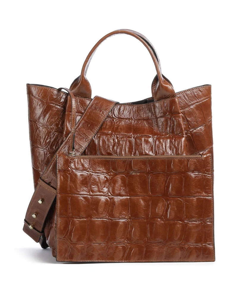 Abro Maxi Cocco Essential Medium Sac à main caramel/cognac
