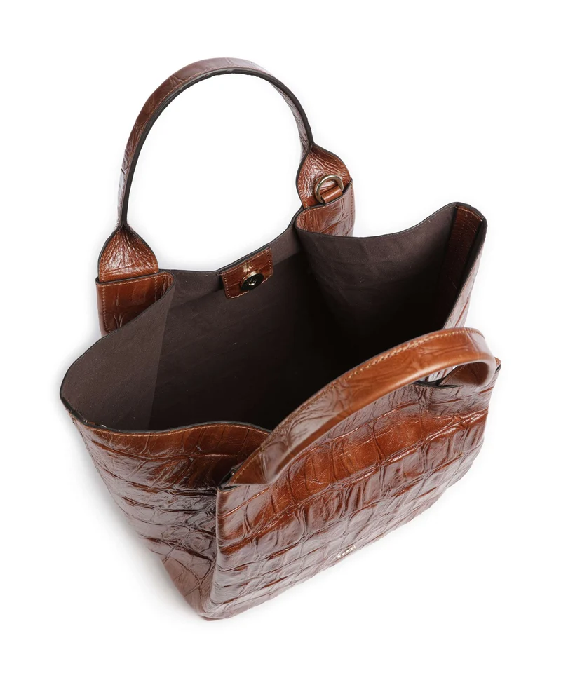 Abro Maxi Cocco Essential Medium Sac à main caramel/cognac