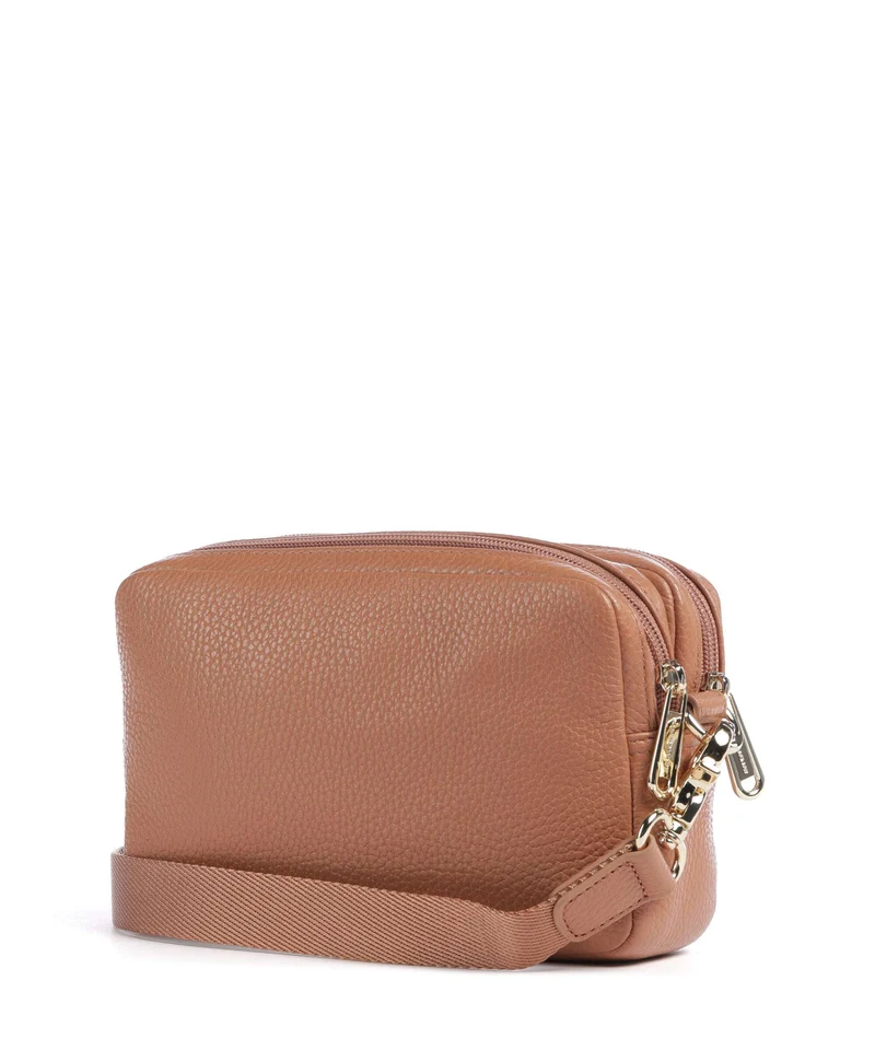 Mandarina Duck Mellow Leather Sac bandoulière pecan nut