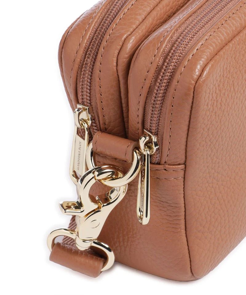Mandarina Duck Mellow Leather Sac bandoulière pecan nut