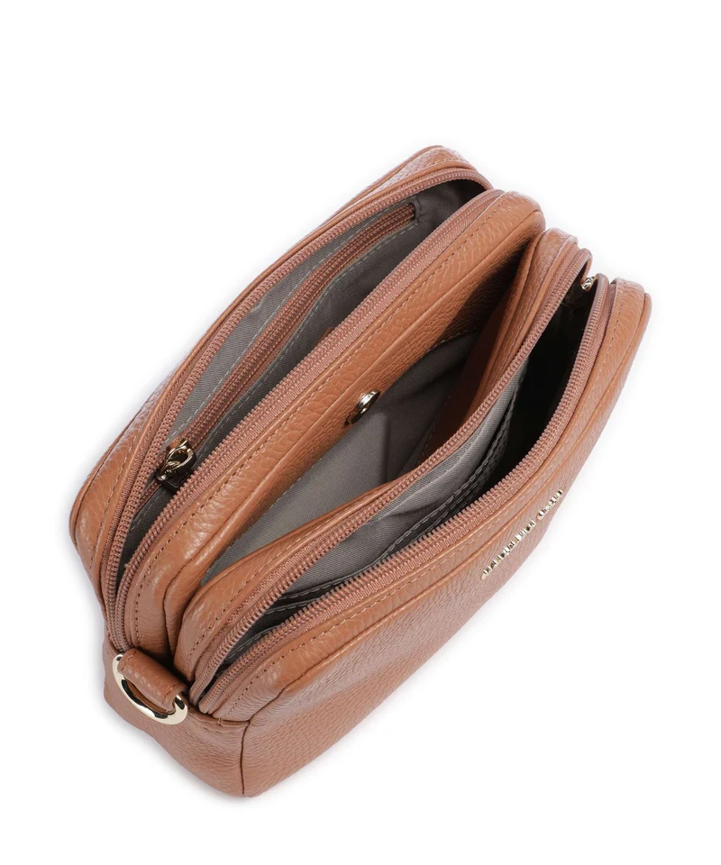 Mandarina Duck Mellow Leather Sac bandoulière pecan nut