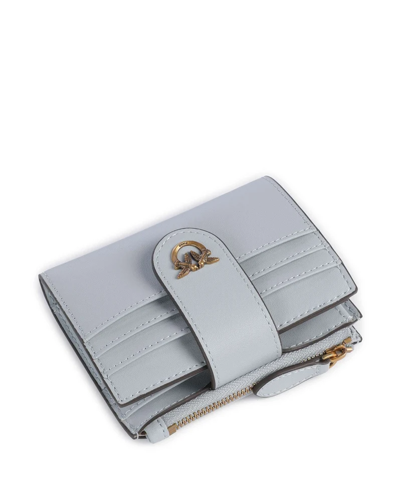 Pinko Portefeuille azzurro celeste/antique gold