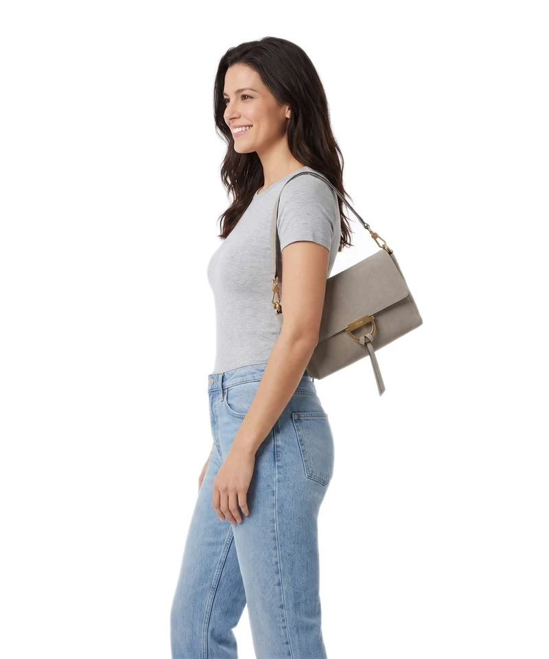 Abro Suede Temi Sac porté épaule siena