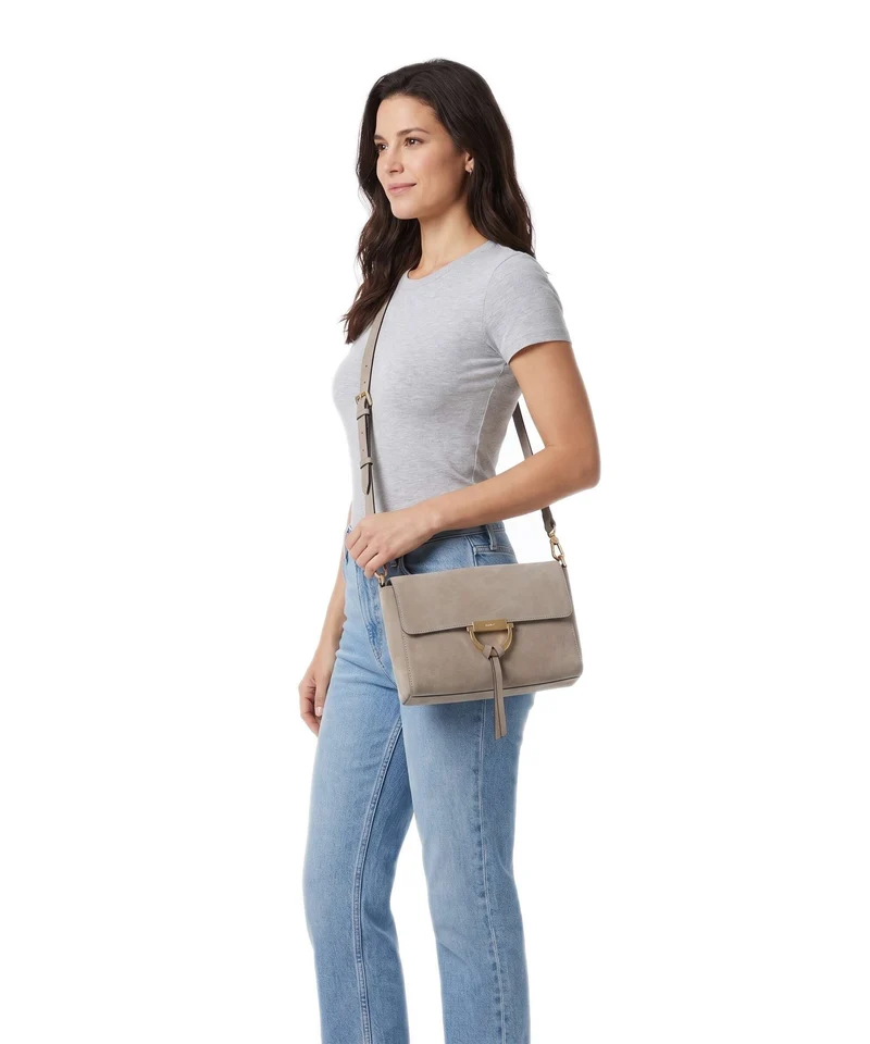 Abro Suede Temi Sac porté épaule siena