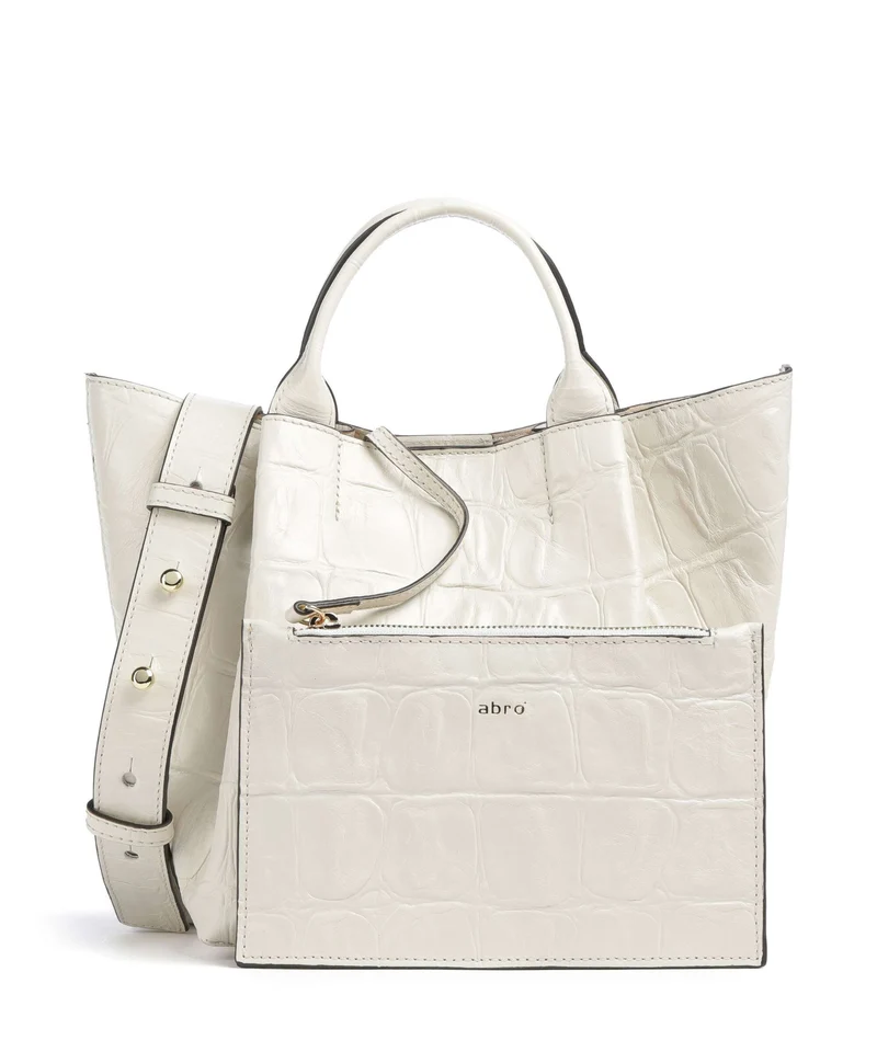 Abro Maxi Cocco Essential Small Sac à main milk