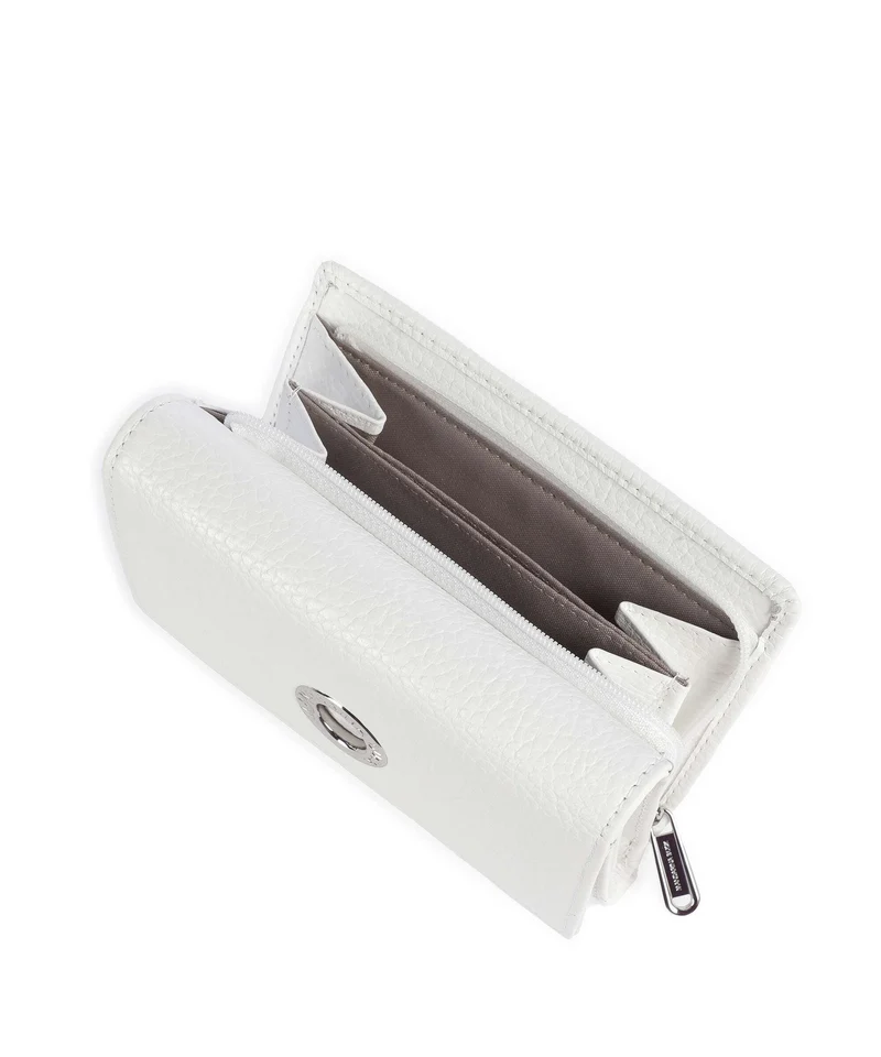 Mandarina Duck Mellow Leather Portefeuille blanc