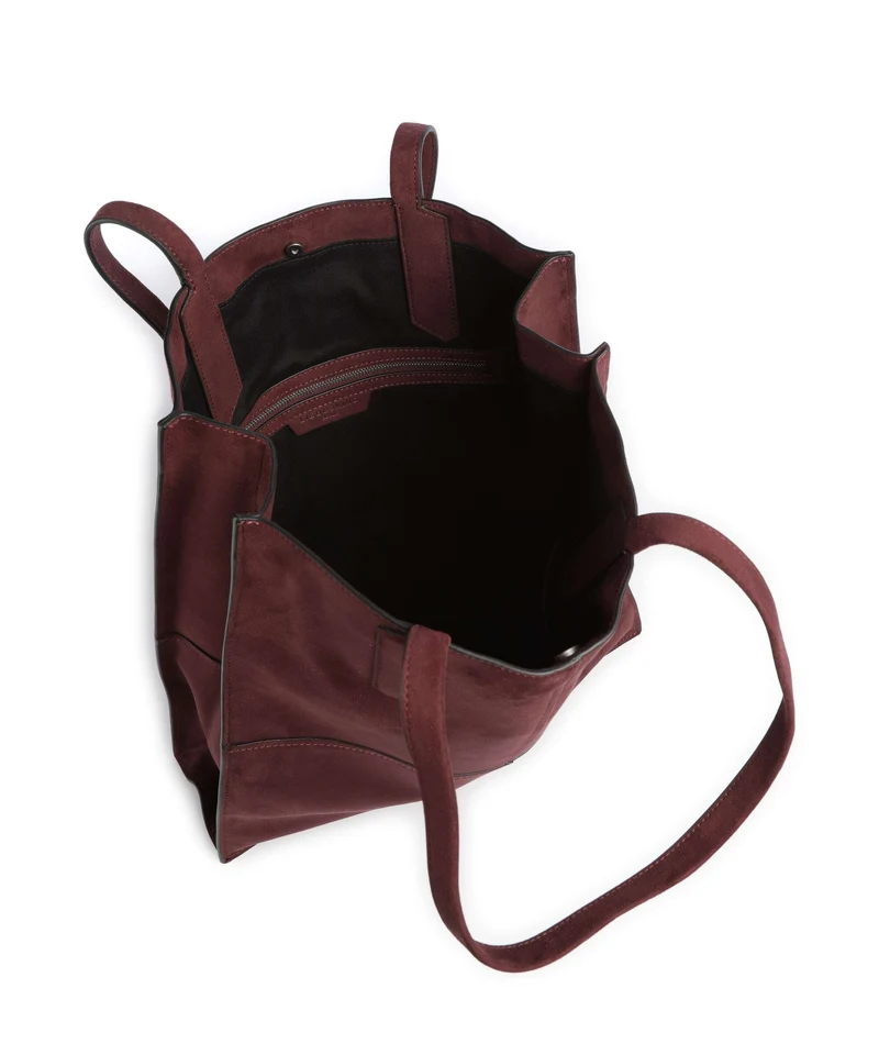 Liebeskind Amy Vegan Suede L Cabas pomegranate