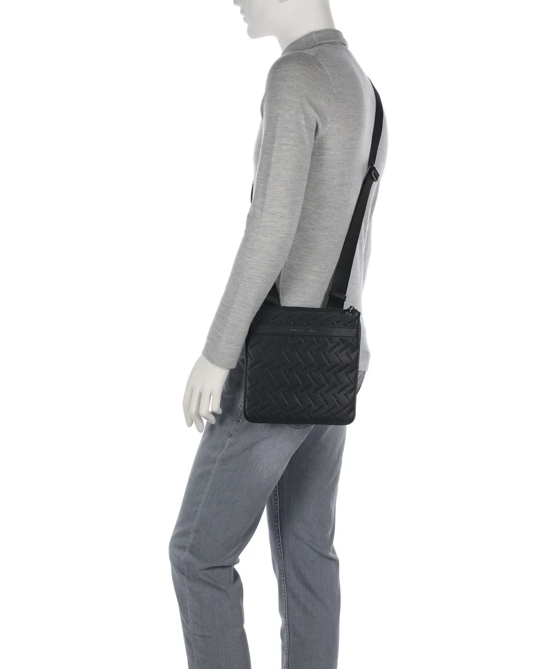 Armani Exchange Ginevra Embossed Sac bandoulière black