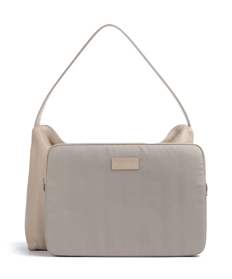Mandarina Duck Mellow Leather Sac fourre-tout warm taupe