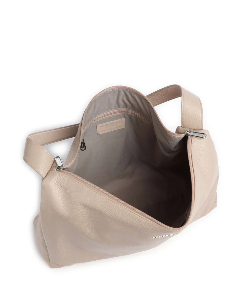 Mandarina Duck Mellow Leather Sac fourre-tout warm taupe