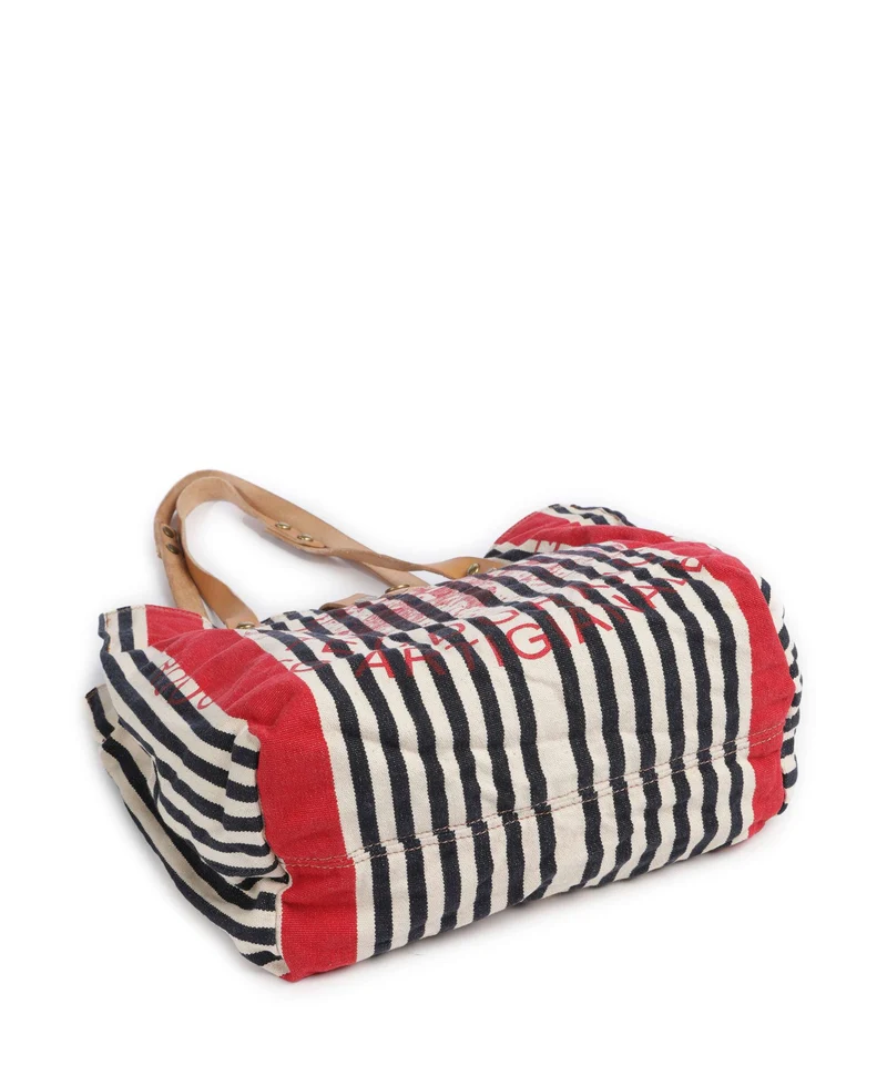 Campomaggi Cabas blue/red/beige