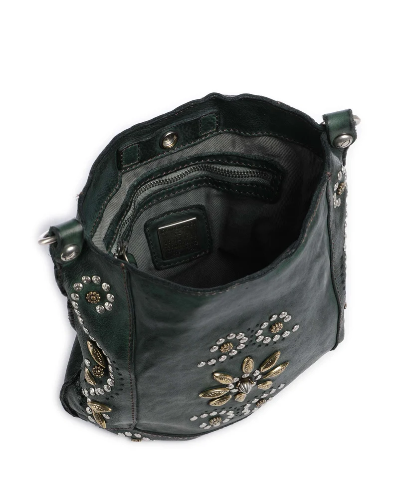 Campomaggi Sac bandoulière green bottle