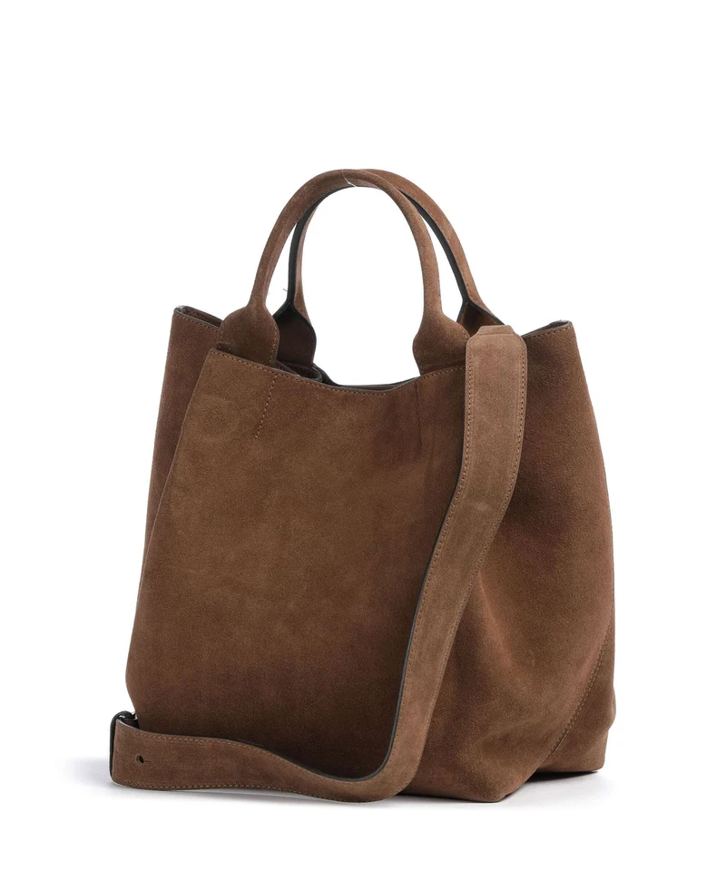 Abro Suede Essential Medium Sac à main wood