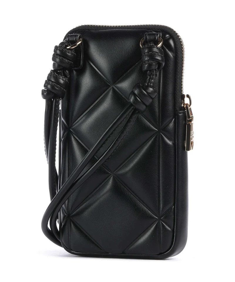 Love Moschino Embossed Q Pochette telephone black