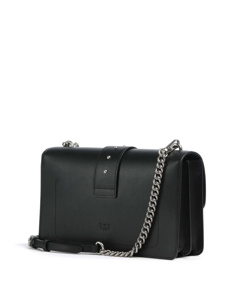 Pinko Love One Classic Sac bandoulière nero/old silver