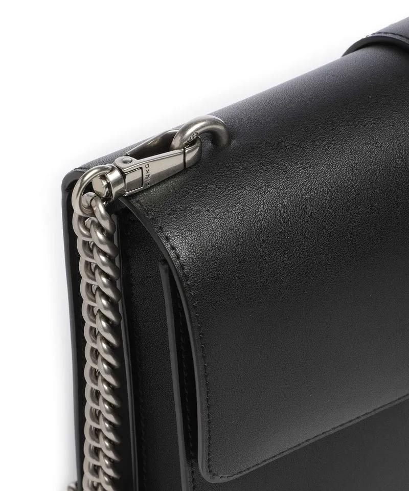 Pinko Love One Classic Sac bandoulière nero/old silver