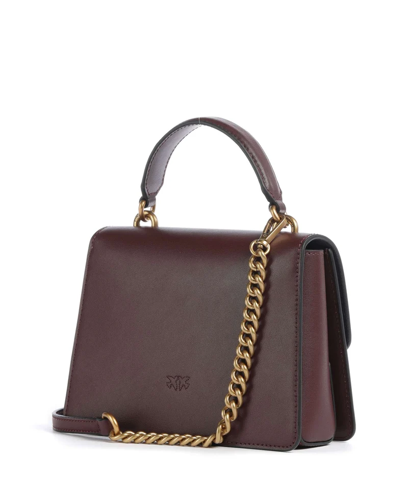 Pinko Love One Mini Sac à main burgundy wine/antique gold
