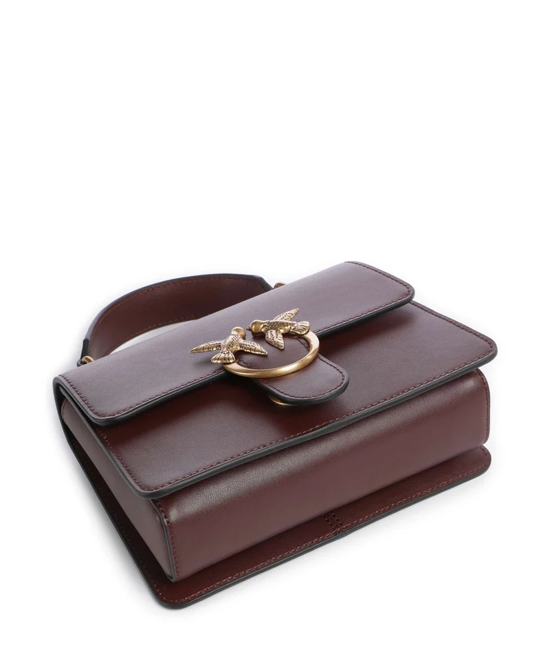 Pinko Love One Mini Sac à main burgundy wine/antique gold
