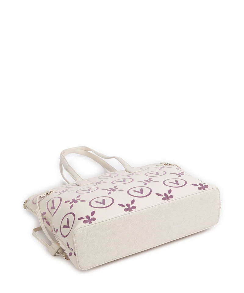 Valentino Bags Samba Re Print Cabas ecru/rosa