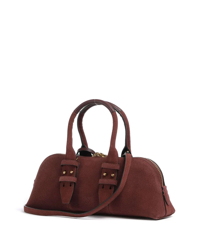 Pinko Bowling Horizontal Sac à main rosso vino/antique gold