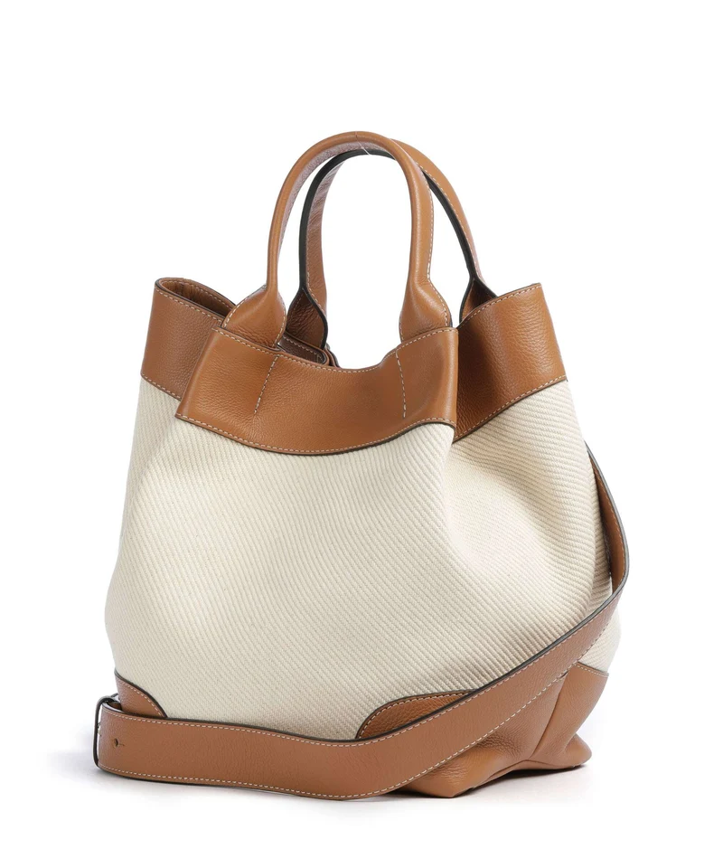 Abro Super Drill Essential Medium Sac à main ivory/cuoio