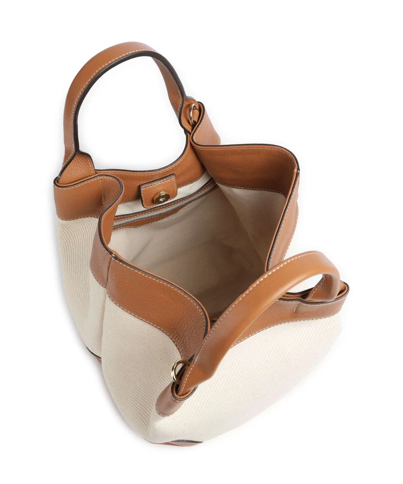 Abro Super Drill Essential Medium Sac à main ivory/cuoio