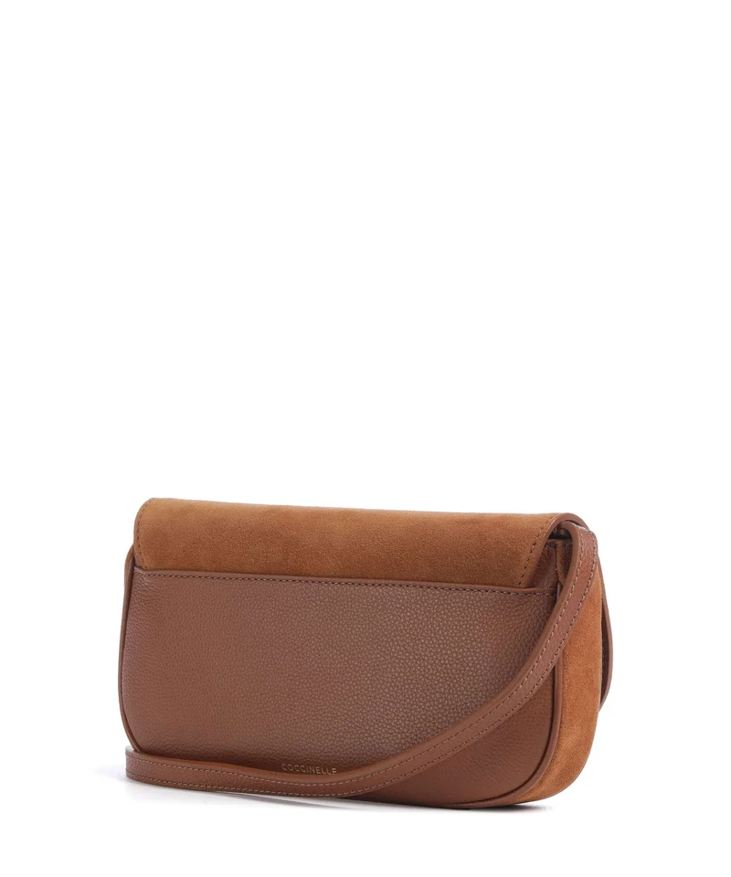 Coccinelle Mavery Suede Sac bandoulière cognac
