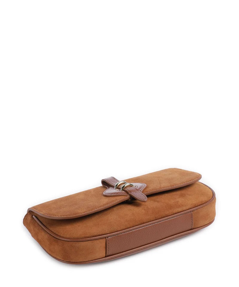 Coccinelle Mavery Suede Sac bandoulière cognac