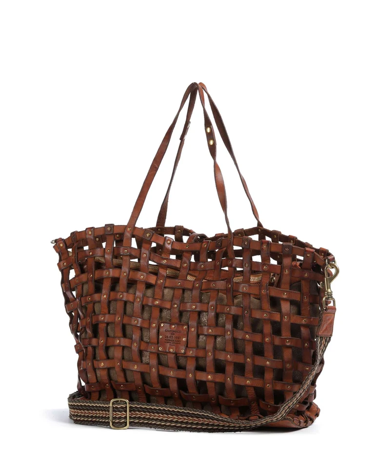 Campomaggi Cabas cognac/bronze