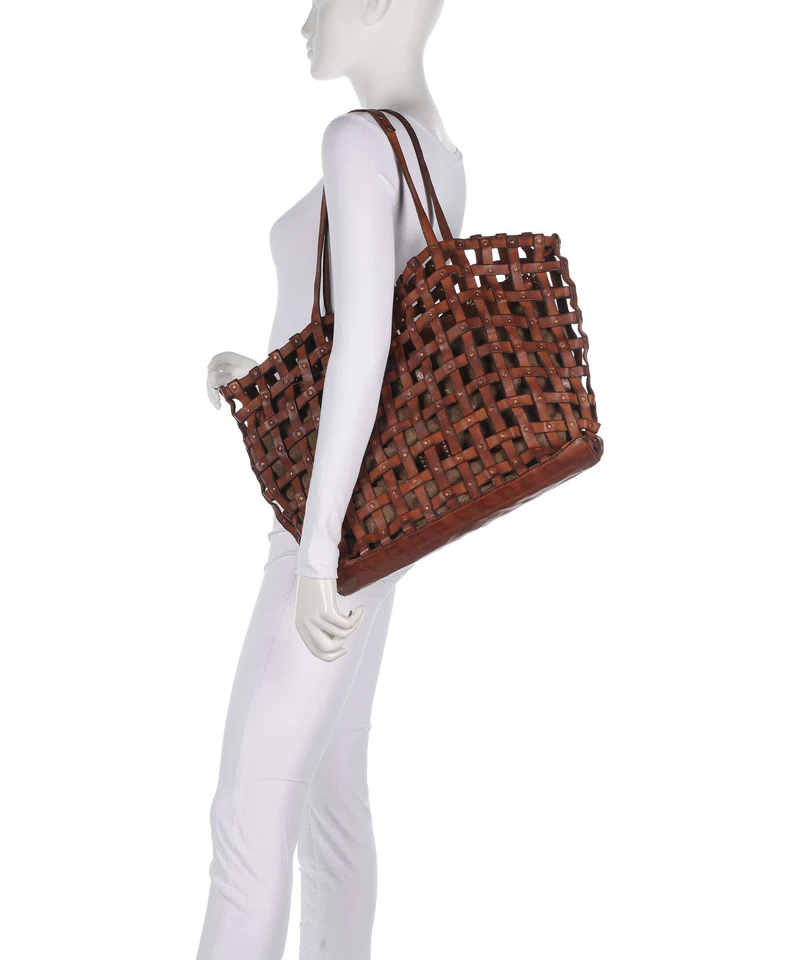 Campomaggi Cabas cognac/bronze