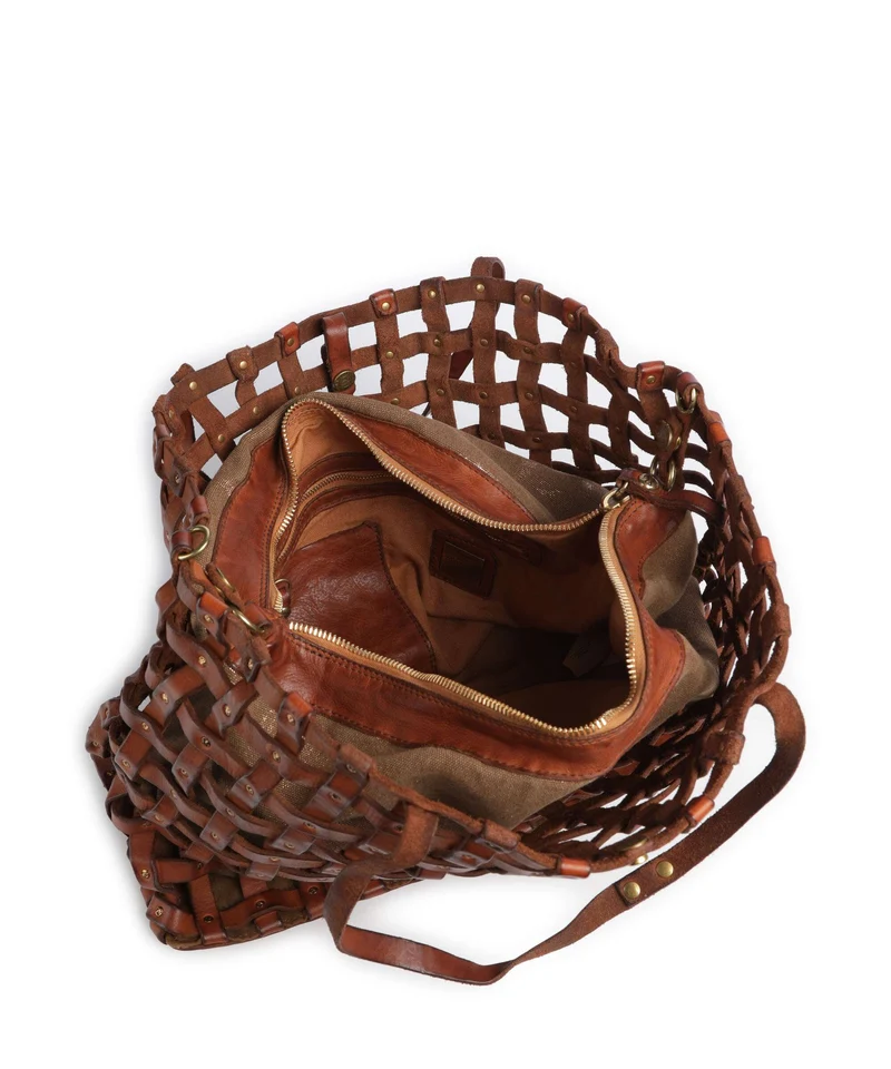 Campomaggi Cabas cognac/bronze