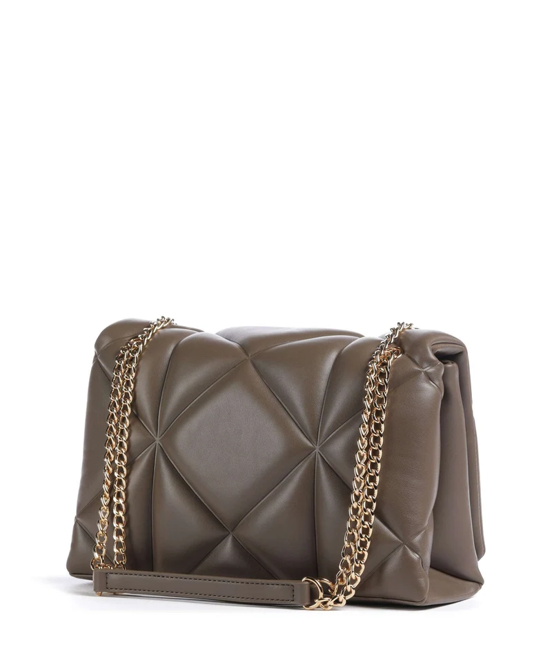 Love Moschino Embossed Q Sac porté épaule mud