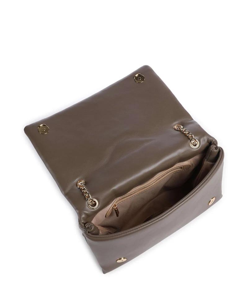 Love Moschino Embossed Q Sac porté épaule mud