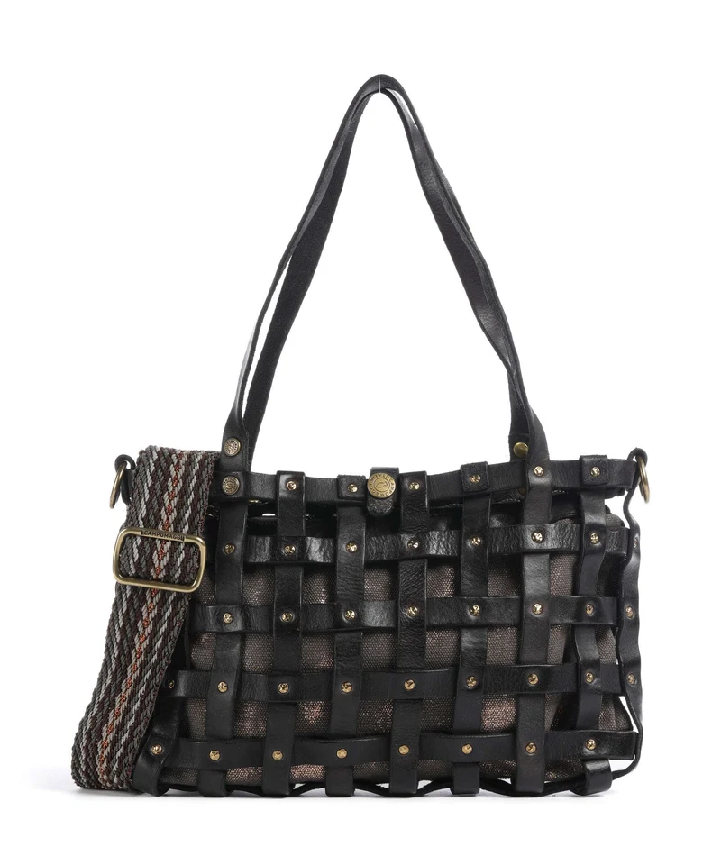 Campomaggi Sac porté épaule grey/bronze
