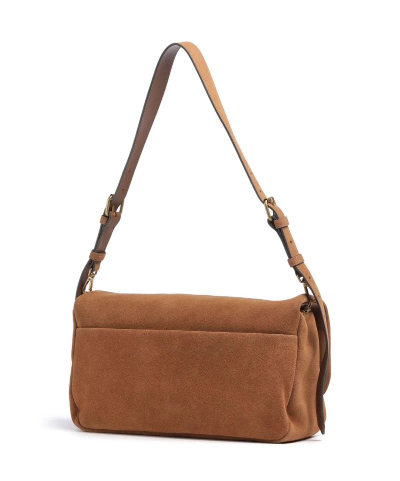 Pinko Click Soft Horizontal Sac porté épaule marrone/leone/antique gold