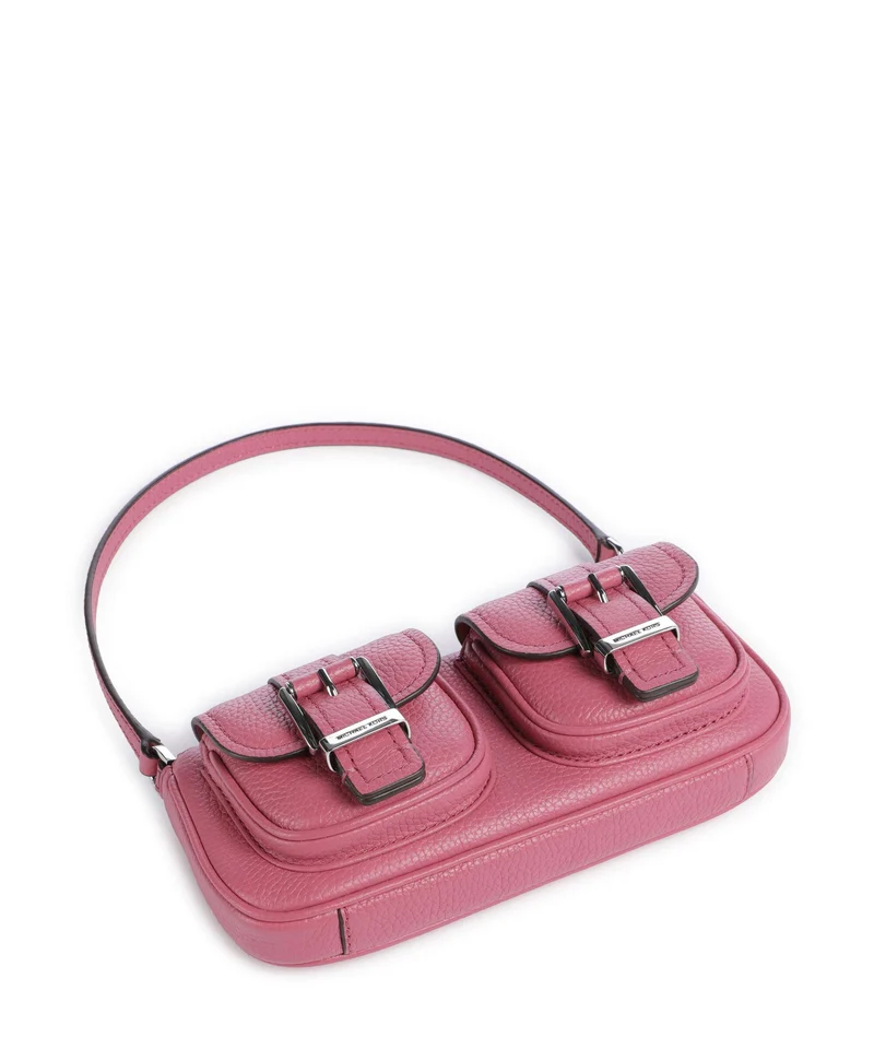Michael Kors Zoe Small Sac porté épaule rosewood