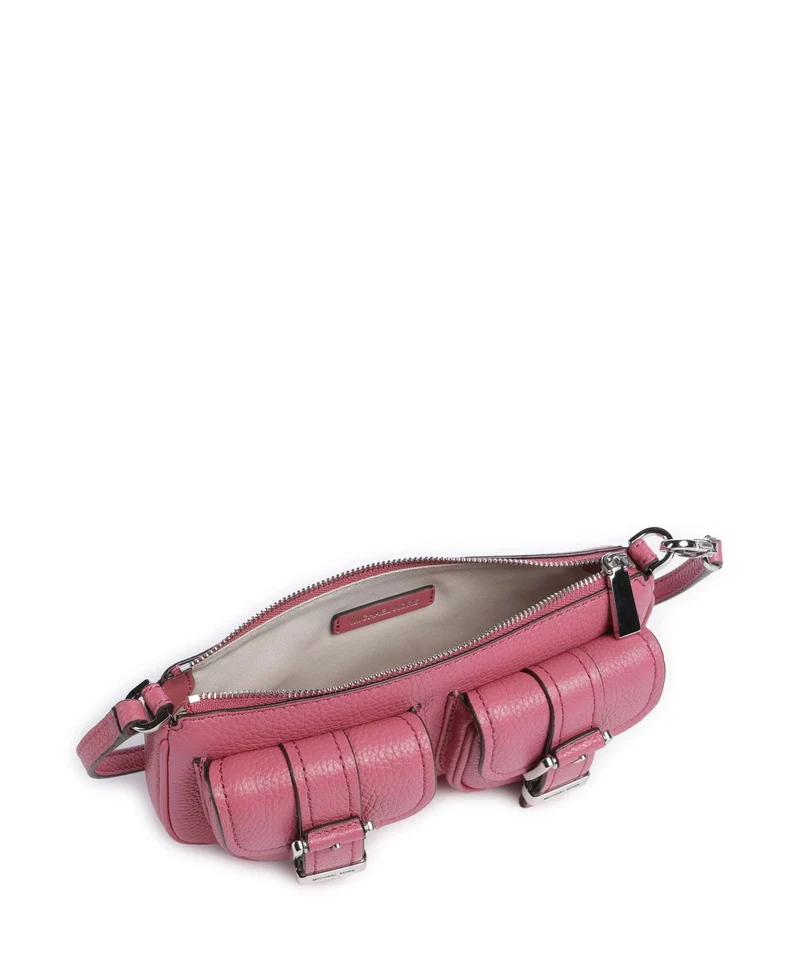 Michael Kors Zoe Small Sac porté épaule rosewood