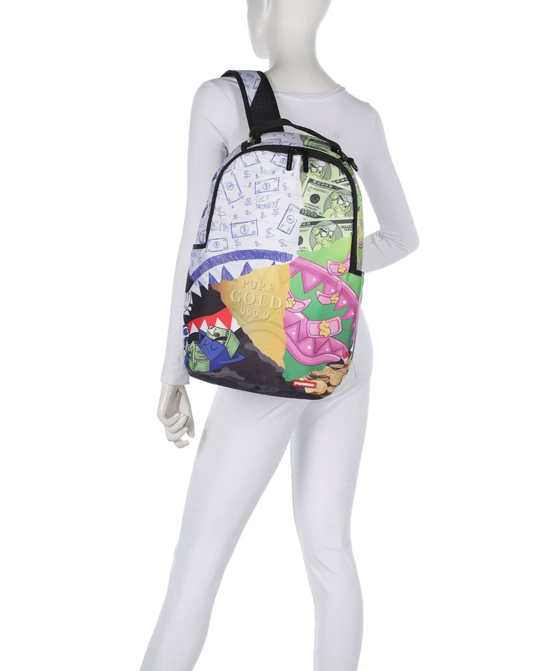 Sprayground Mean Money Collage Sac à dos multicolour
