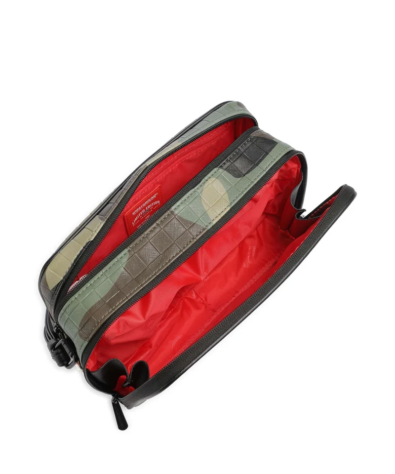 Sprayground Woodland Camo Check Trousse de toilette multicolour