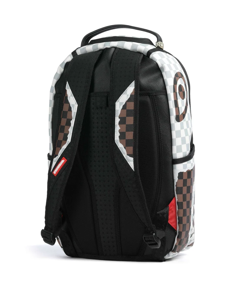 Sprayground Cream And Brown Tear Check Sac à dos multicolour