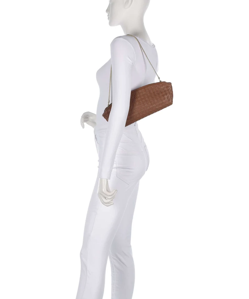 Abro Piuma Ballroom Sac porté épaule caramel/cognac