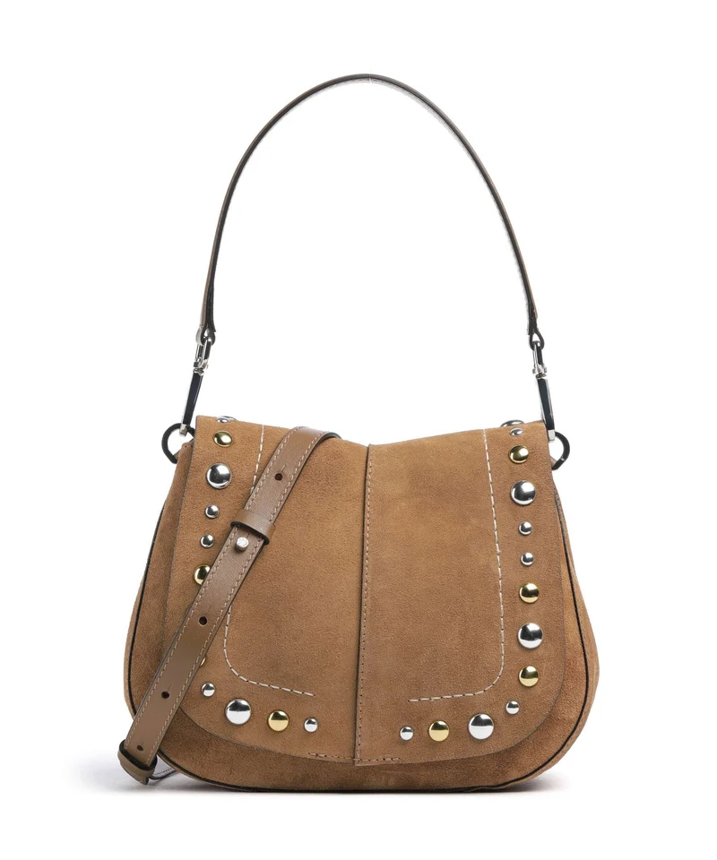 Gianni Chiarini Helena Round Sac porté épaule caramel